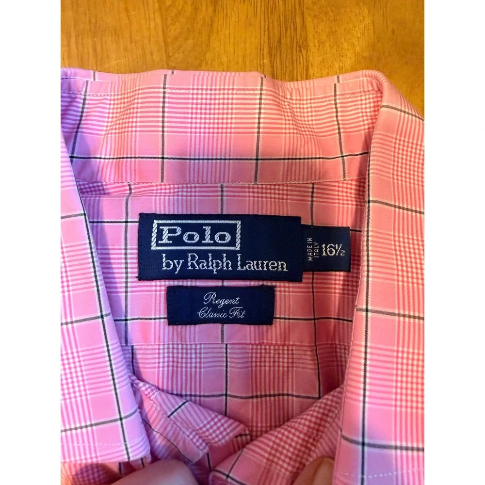 Lot of 7 Polo Ralph Lauren Mens Button Down Shirts L XL Blake Classic Fit Cotton